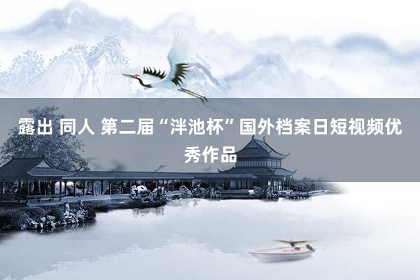 露出 同人 第二届“泮池杯”国外档案日短视频优秀作品